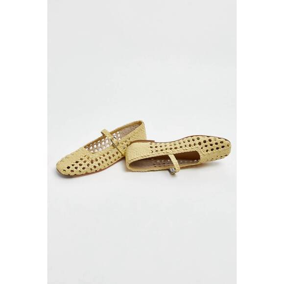 NEW MIISTA women's yeida flat ballerinas in butter